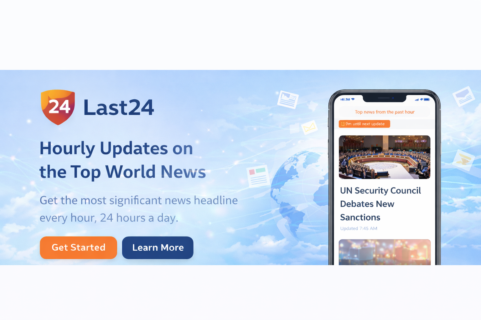 Last24 website banner